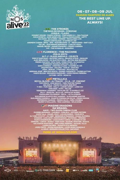 Metallica: Live at NOS Alive Festival 2022