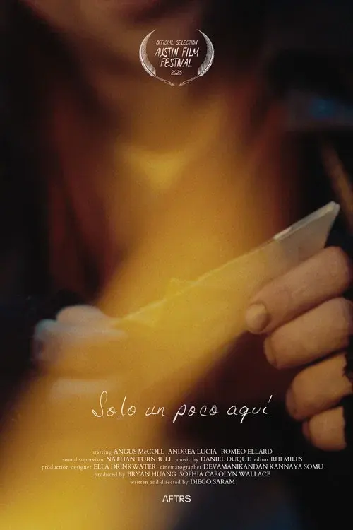 Solo un poco aquí